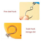 Luggage Weight Scale, 10kg Portable Mechanical Hanging/Fish/Luggage/Kitchen with Hanging Hook Household Multipurpose Scale,for Travel(Yellow)