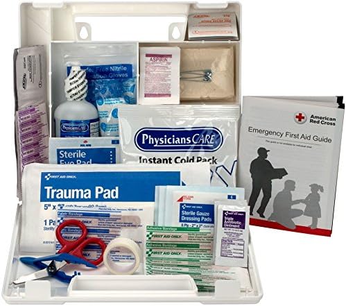 First Aid Only 223-U OSHA-Compliant First Aid Kit, All-Purpose 25-Person Emergency Kit for Business, Worksite, Home, and Vehicle, 106 Pieces (Pack of 2)
