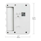 OSKOS 6 Outlets Wall Outlet with 2.4A USB Charger (1A1C), 500J Surge Protector, Wall Tap, 15A/120V/1800W Rotatable Outlets, UL Listed