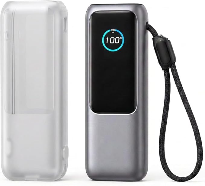 Power Bank Case for Anker Laptop Power Bank 25,000mAh 165W (A1695), Crystal Clear TPU 1.5mm Slim Full-Body Protective Cover, HD Clear Screen Protection(Case Only)