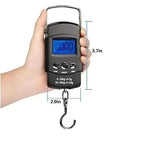 Luggage Weight Scale, 5pcs High-Precision Digital Electronic Scale with Measuring Tape Ruler LCD Digital Luggage Scale Portable 50KG,for Travel