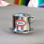 AMT 9.5 oz Coffee Maker, Phin Filter, Screw Down Coffee Dripper for Vietnamese Style Coffee at Home or Office