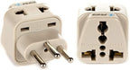 OREI US to Switzerland (Type J) Travel Adapter Plug – 2-in-1, CE & RoHS Certified – 300 Pack