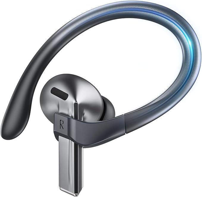 Gcioii Memory Titanium Alloy Ear Hooks for Samsung Galaxy Buds 3 Pro, Galaxy Buds 3 FE, Galaxy Buds 3 [Added Anti-Lost Lanyard], Anti-Slip Sports Accessories Ear Hooks, Comfortable Fit (Black)