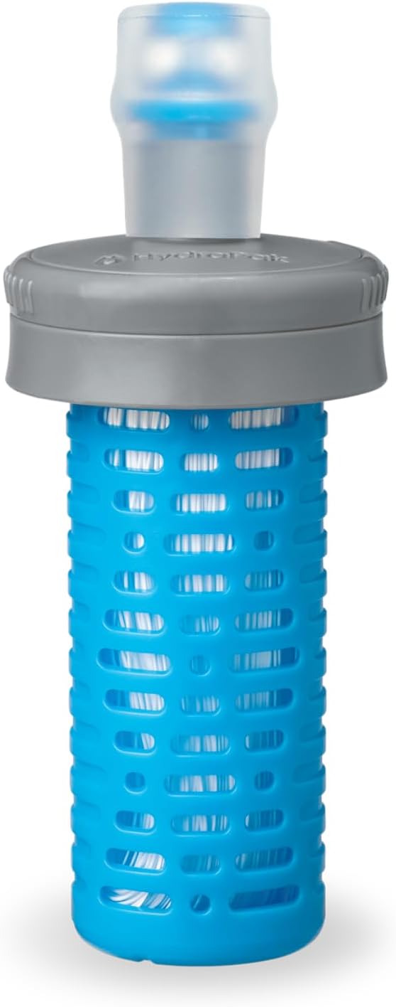 HydraPak UltraFlask+ Filter Cap - Water Filtration Accessory - Fast Flow - Perfect for Trail Running, Hiking Endurance Sports, Camping, Travel and Emergency Preparedness