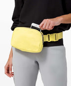 YOSHUYUKI Fanny Pack Cross Body Small Crossbody Bags for Women Men Trendy Nylon Waterproof Mini Purse Travel Running Belt Bag Lulu Dupes Bum Hip Chest Waist Pack Side Bag Must Have Fuchsia