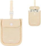 YOYI YOYI RFID Blocking Bra Wallet,Hidden Travel Pouch,Secret Stash Pocket - Credit Cards & Money & Valuables with Adjustable,Elastic Strap Suitable for All Bra Sizes