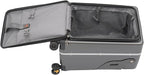 CNCEST 22" Kid's Ride-on Luggage with Foldable Seat,Travel Carry On Trolley Case for Kids,Children's Ride On Top Opening Suitcase with Password Lock (StyleA, Grey)