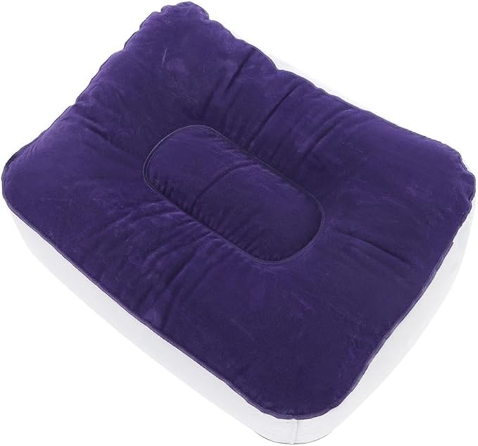 Inflatable Foot Rest, Portable Footrest Pad, Inflatable Foot Relax Cushion, Leg Up Relaxing Foot Stool for Home, Office, Camping