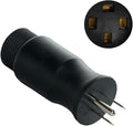 219261 Multi-Voltage Power Adapter Plug for Miller, for Hobart Welders/Plasma Cutters, 4-Pin to 3-Prong Electric Welding Plug Adapter for 115V/15A Power Cord 5-15P
