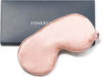 Fishers Finery 25 Momme Mulberry Silk Sleep Mask | Blindfold | Anti-Wrinkles (Wine)
