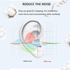 Earplugs for Sleeping Noise Cancelling, Reusable Ear Plugs– Super Soft, Silicone Ear Plug, for Sleeping 8 Pairs, Swimming, Snoring, Concerts, Work, Noisy Places (8 Colors)