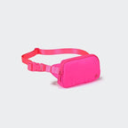 Pander Mini Belt Bag – Ultra Compact, Fits 6.7” Phone, Lipstick, Earbuds, Essentials, Small Crossbody Waist Purse, Sonic Pink