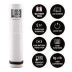 Battery-Free Luggage Scale – Portable Handheld Digital Weight Scale for Travel, No Batteries Needed, 110lb 50kg Capacity, Compact & Durable for Suitcases & Bags