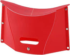 Folding Portable Camping Hiking Stool Lightweight and Foldable Chair for Travel Gathering BBQ Subway Backpacking Outdoor Squatting Toilets (Red)