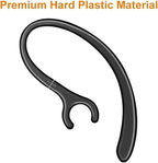 6 Pack Replacement Ear Hook Universal Small Clamp Loop Clip for Other Bluetooth Headset(Black)