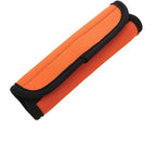 Generic 1Pair Luggage Handle Wrap with Luggage Tag, Suitcase Handle Cover for Easy Identification, Travel Bag Accessory Set,Orange
