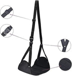 Portable Foot Hammock with Memory Foam, Enhanced Support for Relaxed Feet, Perfect for Long Flights and Desk Use, Comfortable Footrest Sling for Travel and Work