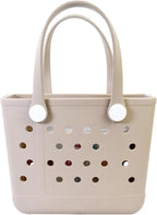 Lightweight Extra large Rubber Beach Bag Small mini Tote Bag for Gym Waterproof medium Open Handbag for Pool Sports
