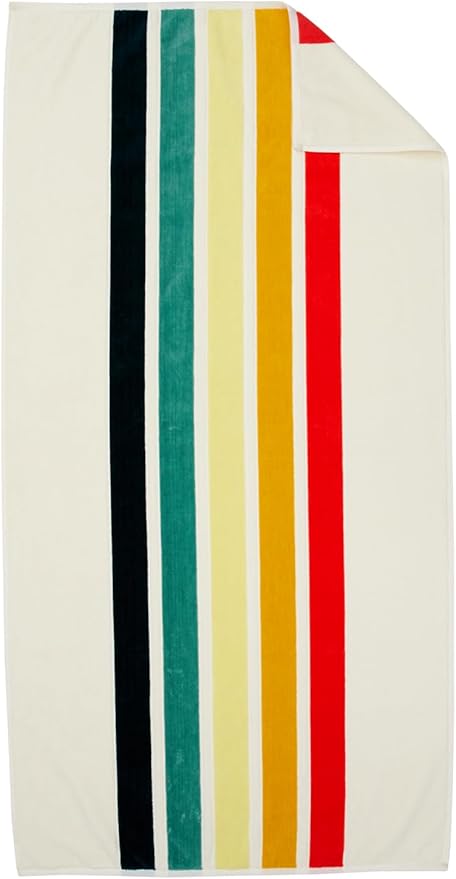 Loon & Lake Luxury Oversized Beach Towels - Retro Stripes| Oversized 40" x 70" | Crafted from 100% Combed Cotton | Ultra Plush & Super Soft | Retro Collection 1969