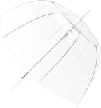 Clear Bubble Umbrella - Automatic Opening Clear Dome Umbrella with the Stylish J-Shaped Handle for Men and Women, Wedding, Outings and Large Group Gatherings, Graduations, Proms, or Daily City Walks