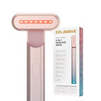 Solawave 4-in-1 Red Light Therapy Wand for Face & Neck | Beauty Device with Galvanic Current, Massager & Warmth | Anti-Aging, Wrinkle Reduction, Skin Tightening, Depuffing & Rejuvenation (Ombre)