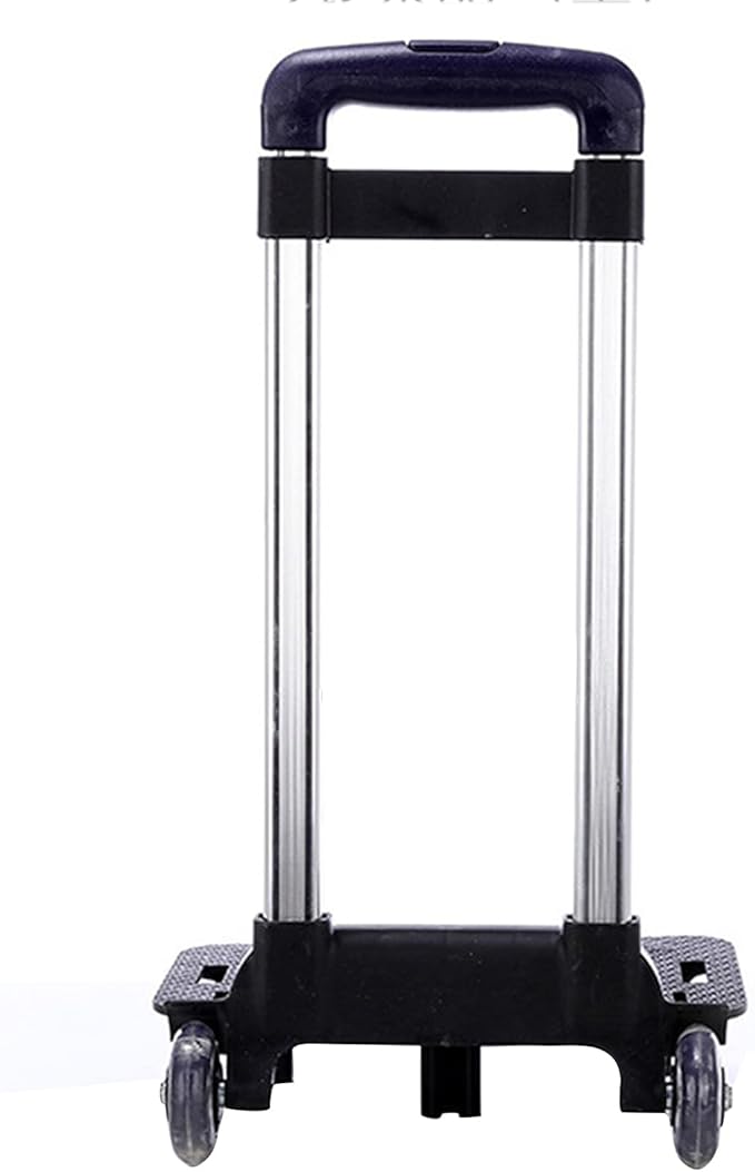 Backpack Trolley 2 Wheels Rolling Luggage Carts Foldable Trolley Cart Aluminium Alloy Hand Cart for School Bags Pet Bag