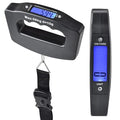 Digital Luggage Scales, 50kg/110lb Electronic Hanging Scales, Portable Digital Luggage Scale with Backlight Display, Handheld Style Suitcase Scales with Hook for Travel & Home Use