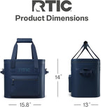 RTIC Ultra-Tough Soft Cooler Pro, Insulated, Waterproof, Leak Proof, Portable Floating Bag for Beverage, Drink, Lunch, Outdoor, Beach, Car, Camping, Picnic, Fishing, Boat