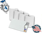 RFID Blocking Sleeves Credit Card Protector 100% MADE IN USA - Anti-theft for Travel wallet, purse. ArmorShield Your Identity (5PAK)