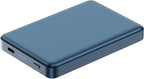 X Blade 10K Slim Magnetic Power Bank - 10000 mAh - MagSafe Portable Charger for iPhone and Samsung, Wireless Fast Charging USB-C PD 20W, Ultra Thin Metal Design, Metallic Blue
