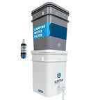 Uzima UZ-2 Camping Water Filter and Drinking Water Filter System, Portable Camping Essentials Purification Gear for Glamping, Hiking, and Hunting Essentials