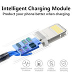 4Pack Original Apple MFi Certified Charger Lightning to USB Charging Cable Cord Compatible iPhone 14/13/12/11 Pro/11/XS MAX/XR/8/7/6s Plus,iPad Pro/Air/Mini,iPod Touch (3.3ft)