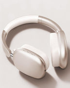 Wentronic Y01 Wireless Noise Canceling Headphones Bluetooth 5.3 Over Ear Headphones with Microphone, Hi-Res Audio, 48H Playtime, Foldable Comfortable Earpads,Compatible with iOS,Android,PC, Starlight