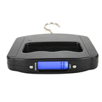 GOWENIC Portable Digital Fish Hook Scale, 50kg/10g Mini Electronic Hanging Weight Scale, Luggage for Travel Fishing