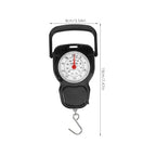 Portable Mini Luggage Scale 20kg Mechanical Spring Hanging Scale with Tape for Travel and Shipping Use