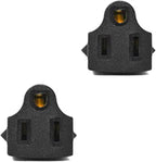 Ceptics South Africa SABS1661 Travel Power Plug Adapter Accepts NEMA 5-15R - ETL Certified - Industrial Grade (IG-10L-2PK)