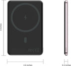 Custom Engraving Power Bank 5000mah,Customized Portable Charger with Name,Logo,Picture,Gift for Employees,Clients(Misty Rose)