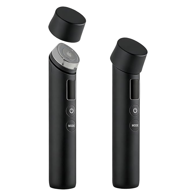 2Pcs Head Case for Age-R Booster Pro, Silicone Protective Head Cap Suitable for Age-R Booster Pro Beauty Device Accessory (Black)