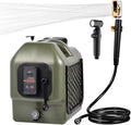 Portable Camp Shower 5-Gallon 2/5/8 Hours Battery Life Cordless Electric Rechargeable Food-Grade Water Tank for Camping Pressure Washer for Garden & Pet Cleaning