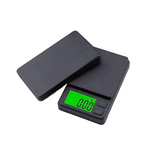 Luggage Weight Scale, 3pcs Pocket Scale Mini Jewelry 1000g/0.01g Digital Gram Backlit LCD Tare Function Travel Use,for Travel(500g/0.01g)