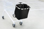 reisenthel carrycruiser Black - Portable Shopping Trolley with Sturdy Aluminum Frame, Shoulder Strap and Removable mesh Inner Bag - Water-Repellent