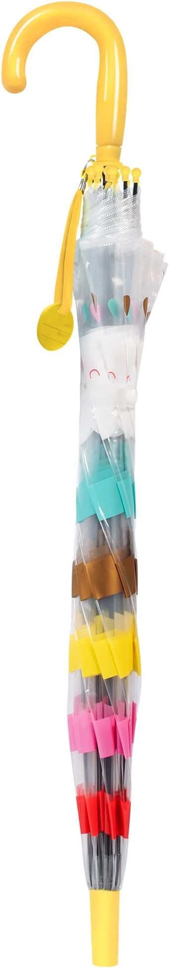Kids Clear Umbrella for Rain Dome Bubble Umbrellas Windproof for Kids Boys and Girls