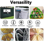 200lb Zip Ties Heavy Duty 18 Inch 70pcs, Large White Cable Tie, Thick Heat Resistant Zipties, Big Wide Clear Wire Ties, Industrial Tie Wraps for Outdoor Use