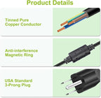 Universal Power Supply 3V~36V 4A 144W Adjustable Variable 3V 5V 6V 9V 12V 15V 18V 20V 24V 30V 36V Switching AC/DC Adapter Charger, 100V-240V AC to DC Converter with 14 Tips, Polarity Converter