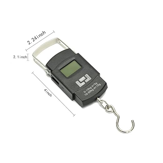 Luggage Scale with Battery Automatic Reading, Many Ways of use, Accurate Numbers, The Perfect Multifunctional Scale, a Good Helper for Your Travel and Fishing