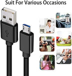 DEEGO Micro USB Cable, 2Pack Extra Long Android Charger Cable 10Ft 6Ft, Charger Cord Fast Android USB Charging Cable Compatible with Samsung Galaxy S7 Edge S6 S5 and More