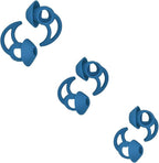 Ear Bud Pads Replacement Ear Tips Silicone Earbud Tips Compatible with Bose Quietcomfort and Sport Headphone Rubber Tips Earbud Covers Eartips 3 Pairs S M L Blue