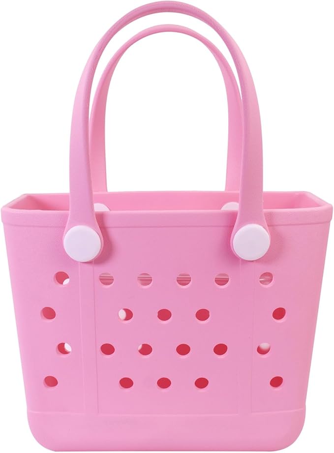 Lightweight Extra large Rubber Beach Bag Small mini Tote Bag for Gym Waterproof medium Open Handbag for Pool Sports