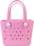 Lightweight Extra large Rubber Beach Bag Small mini Tote Bag for Gym Waterproof medium Open Handbag for Pool Sports